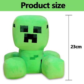 Ksopsdey Cree-per Plush Toy, Gaming Stuffed Plush Toy, Cute Plushies Dolls Toy，Video-Game Collectible Toy, Birthday Gift for Girls Boys Fans (Green)