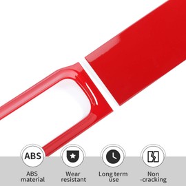 Linskip Tail Light Covers Compatible with Dodge Challenger 2015-2023, Challenger Rear Light Guards, Challenger Exterior Accessories red