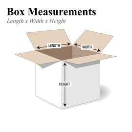 Partners Brand P777W Corrugated Boxes, 7"L x 7"W x 7"H, Kraft (Pack of 25)