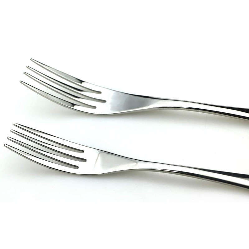 JASHII 18/10 Stainless Steel 20 Piece Mirror Polished Silver Flatware