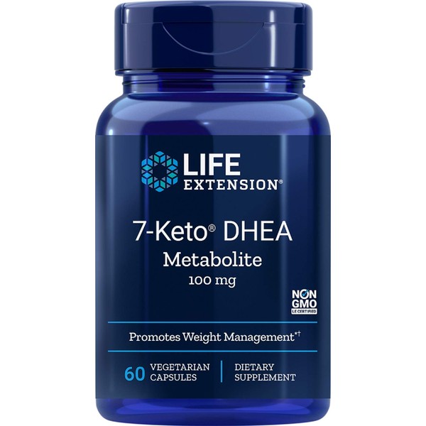 Life Extension 7-Keto dhea Metabolite, 60 Vegetarian Capsules