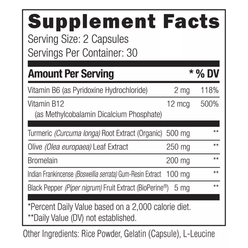 UMZU zuRELIEF Joint Support Dietary Supplement 60 Capsules New Sealed