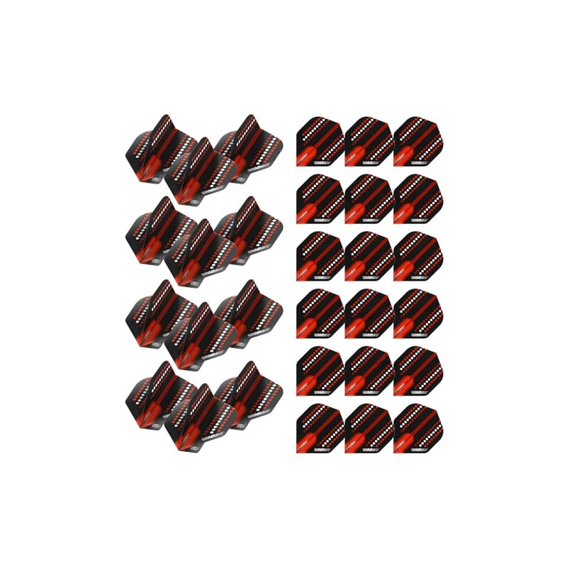 WINMAU Prism Alpha Black & Red Dot Design Extra Thick