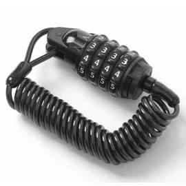 Bicycle Anti-Theft Combination Spring Wire Chain Lock DP75010 2ea