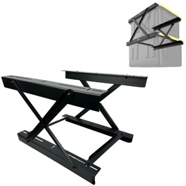 Koova Dual Rail Heavy Duty Overhead Garage Storage System - Stacking Overhead Storage Rails, Made in USA, Easy Installation, Hardware Included, Tote Bin Storage Solution