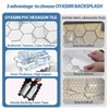 OYASIMI Hexagon Peel and Stick Backsplash for Kitchen Wall,10 Sheets