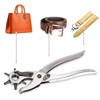 LEDON Leather Hole Punch, 23cm Belt Hole Puncher for Leather