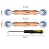 BAYTORY 3Pcs Screen Tool, Window Screen Spline Roller Tool with