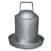 Chicken Drinker Waterer Traditional Drinker, 2.3L Capacity, Galvanised Steel with