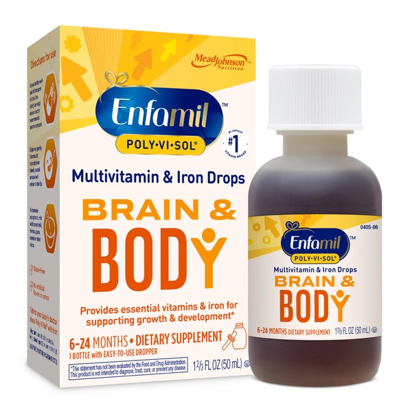 Enfamil Enfamil Poly-Vi-Sol with Iron Liquid Multivitamin Drops, Supports Growth