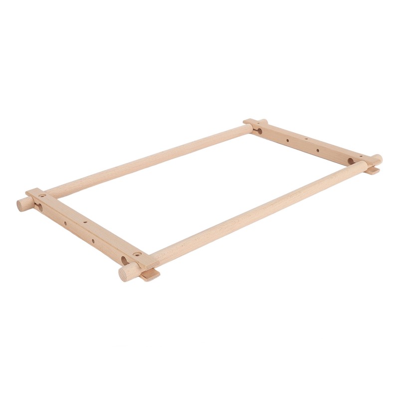 Cross Stitch Frame Rectangular Removable Wood Needlework Stretcher Frame Quilting