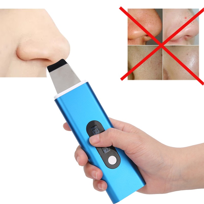 Ultrasonic Skin Scrubber Blackhead Removal Adjustable Face Pore Cleaner Beauty