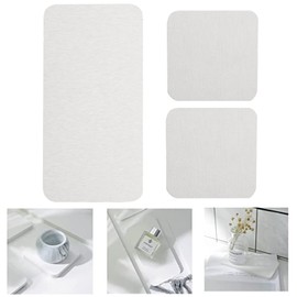 Water Absorbent Stone for Sink, Silica Soap Dish, Quick-Drying Soap Dispenser Used for Hand Soaps, Plants and Toiletries in Modern Home (White)