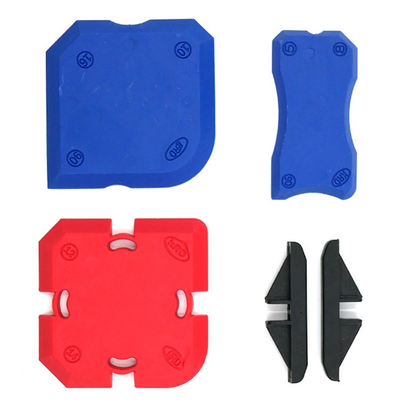 Caulking Tool Kit Plastic Grouting Scraper Sealant Finishing Knife Putty