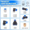90 Pcs Quick Connect Air Line Fittings Kit Pneumatic Air