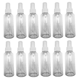 DONNA Travel Pump Spray Bottles 3oz 12pcs, Travel Bottles for Toiletries, Spray Hand Sanitizer - Convenient Leak-Proof Design for Easy Packing and Use