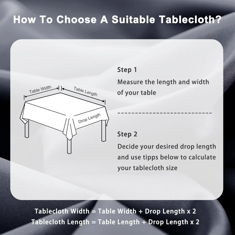 DWCN Table Cloth Wipe Clean Tablecloth Outdoor Table Cloth Waterproof