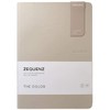 Zequenz The Color Notebook A5 Taupe Brown Blank, 100 Sheets,