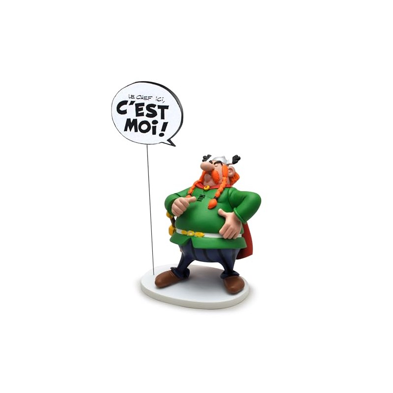 Plastoy SAS PLA00362 Majestix with Speech Bubble LE Chef ICI,