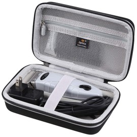 Aproca Storage Case Compatible with Andis 74150 GTX-EXO / 74055/74000 Professional Cord/Cordless Lithium-ion Electric Beard & Hair Trimmer, Portable Hard Bag for Accessories