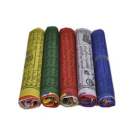 Tibetan Buddhist Prayer Flags 6.5 Inch - Pack of 50
