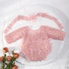 Newborn Photography Outfits Girl, Baby Girl Photoshoot Props, Lace Romper