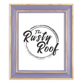The Rusty Roof-Distressed Classic French Lilac-Solid Wood Picture Frame-11.75x16.5 (A3)