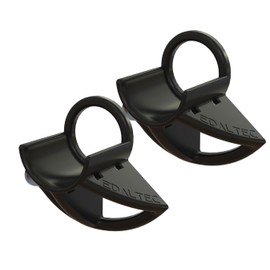 edaltec 2x Pool Hose Holder Kink Protection Plastic 32 mm 38 mm Suitable for Intex/Bestway Accessories Black