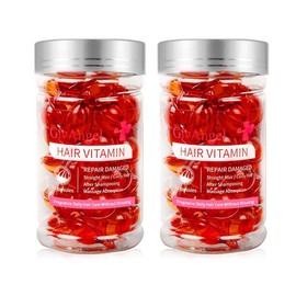 Hair care serum capsule 40 tablets smoothes and repairs Haircare Comfort Hydrate Moisturizer Moisture Hydrating Moisturizing Blend Vitamins - Specification: two bottles