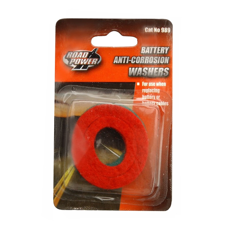 Road Power 0989 Anti-Corrosion Fiber Washers; 1 Pack (2 Washers);