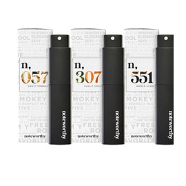 Noteworthy Essentials Trio Travel Spray Bundle – 3-Piece Fragrance Set for Men & Women, Long-Lasting Perfume, TSA-Approved, Perfect for Gift Giving