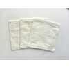 10 sheets of 3-ply non-fluorescent cotton pads - M size
