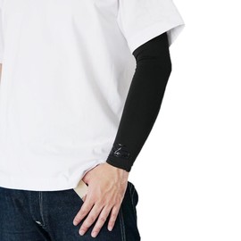 Aiming Flow (FNCK007) Arm Cover, Men's, Cooling Sensation, 3 Colors, UV Protection, Cooling Sensation, Arm Sleeve, Arm Cover, Sweat Absorbent, Quick Drying, Sports, UV Protection, Sunburn Protection,