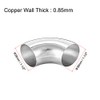 sourcing map Stainless Steel 304 Pipe Fitting Long Radius 90
