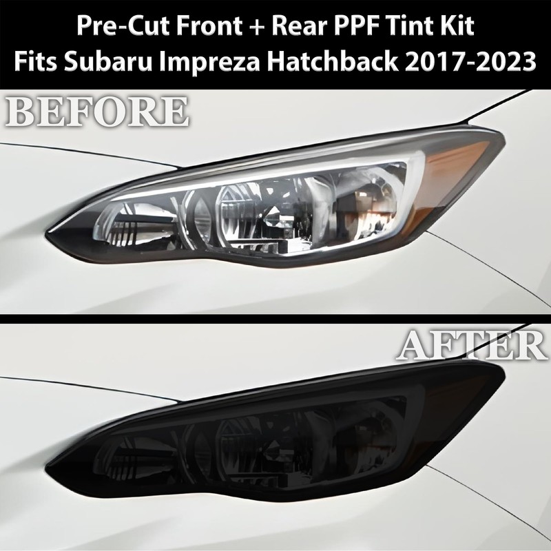 BOGAR TECH DESIGNS Full Headlight Taillight Tint Kit Cover Compatible