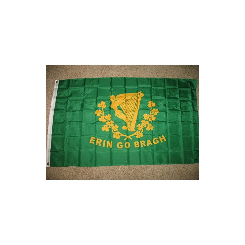 3X5 Ireland Irish Harp Super Poly Flag 3'X5'