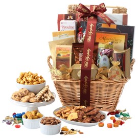 Broadway Basketeers Condolences Gourmet Gift Basket, Kosher Sympathy Food Gift Baskets for Delivery, Perfect Care Package Box or Assorted Snack Gifts for Bereavement, Loss, Funeral, or Shiva