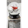 Winter Snow Globe by RAZ Imports: 4.5 Inch Cardinal Snow
