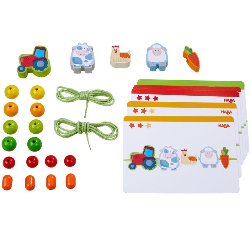 HABA 305780 Threading Game Farm Friends Threading Game from 3