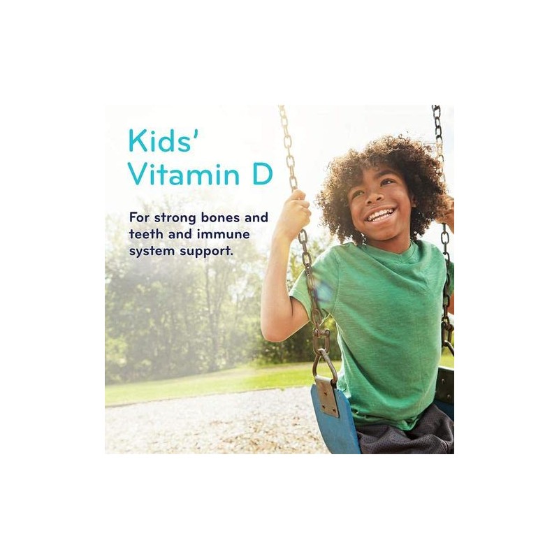 SISU Kids Vitamin D3 1,000 IU,Strawberry Banana