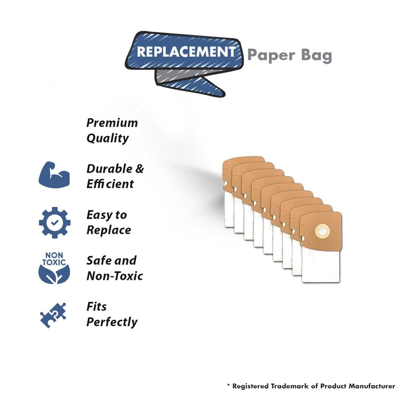 Replacement Part For Eureka Style MM Vacuum Cleaner Bags #