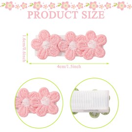 13PCS Daisy Flower Little Girl Hair Clips,Plush Flower Hairpin, Baby Hairpin Small Plush Hair Clips Girls Flower Hair Clips Cute Hairpins Hair Clip Flower Hair Accessories for Little Girls