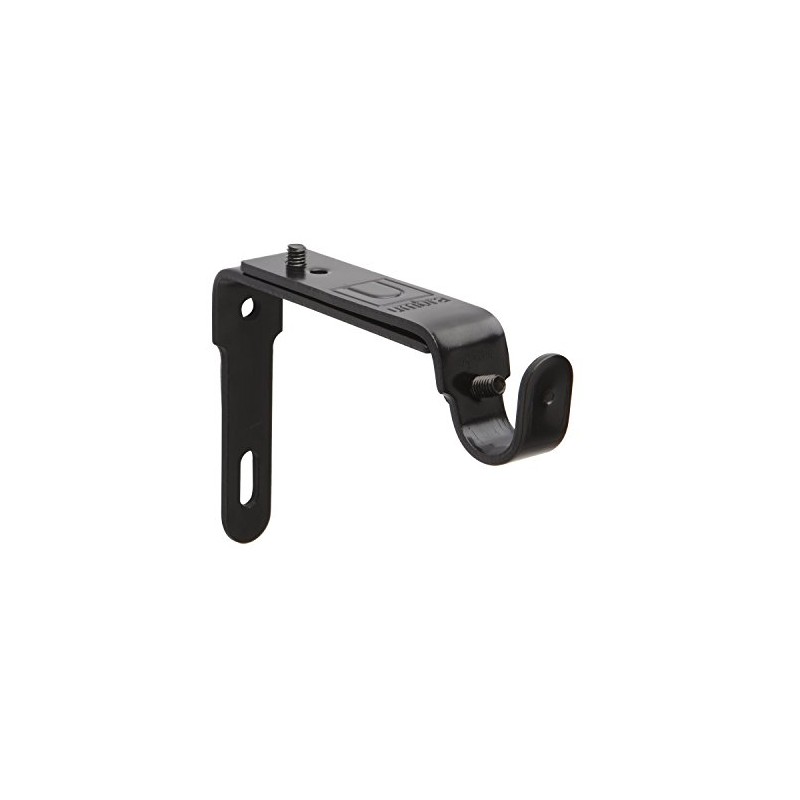 Umbra 244930-038 , Black Adjustable Bracket for Drapery Rod, Single
