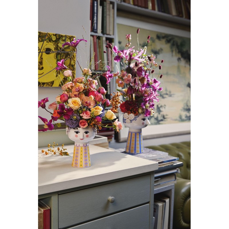 Bjørn Wiinblad 56536 Eve Vase, Lavender, 15 cm Height