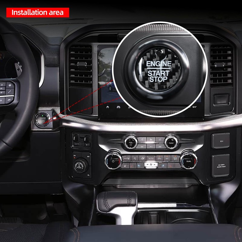 Car Engine Start Button Decor Sticker for Ford F150