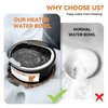 Billionchains Dog Heated Water Bowl for Outdoor No Freeze Water