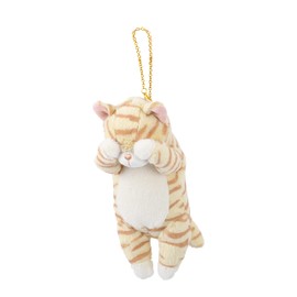 Livheart 87032-42 By the Scruff of the Neck Tabby Cat Pouch, Total Length: Approx. 7.9 inches (20 cm), Holds Small Items, Cute
