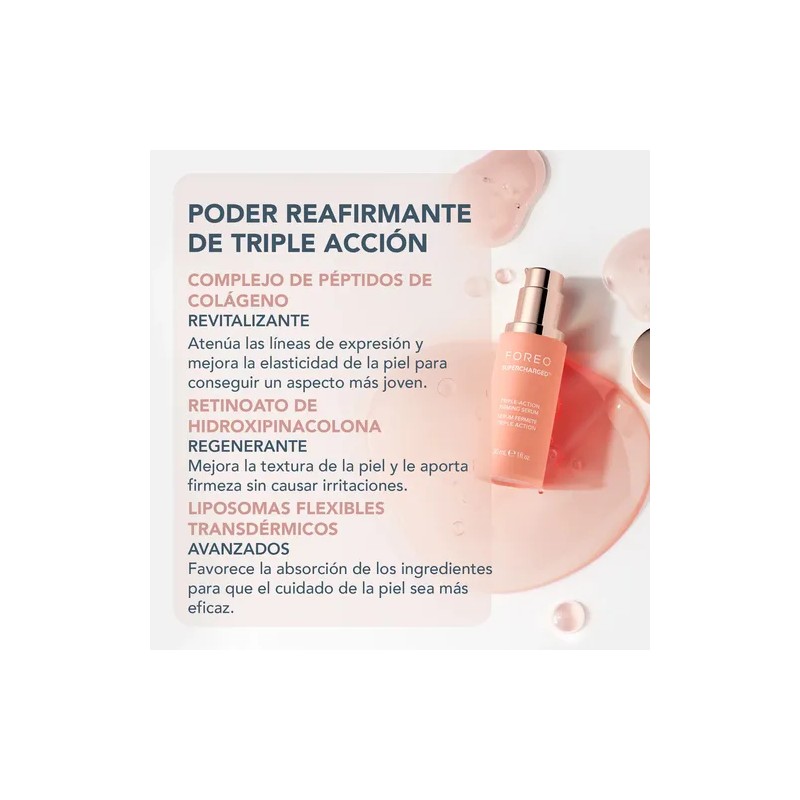 Foreo Supercharged Sérum Reafirmante De Triple Acción 30ml