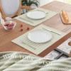 TOPICK Place Mats for Table Linen Blend Table mats Set