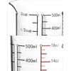 QWORK Glass Measuring Cup, 2 Pack 500ML (18 Oz, 2